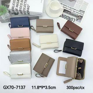 KIT 3 PEÇAS CARTEIRINHA/PORTA CARTÃO - ( CORES VARIADAS )