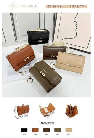 Carteira Feminina-kit 3 pcs